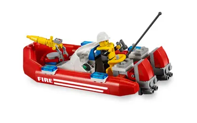 LEGO City 7213 Off-Road Fire Truck & Fireboat set, image 9