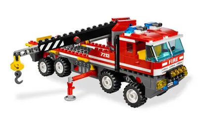 LEGO City 7213 Off-Road Fire Truck & Fireboat set, image 8