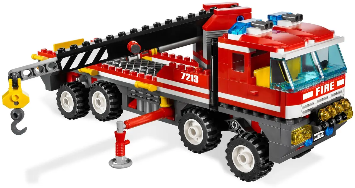 LEGO City 7213 Off-Road Fire Truck & Fireboat set, image 14