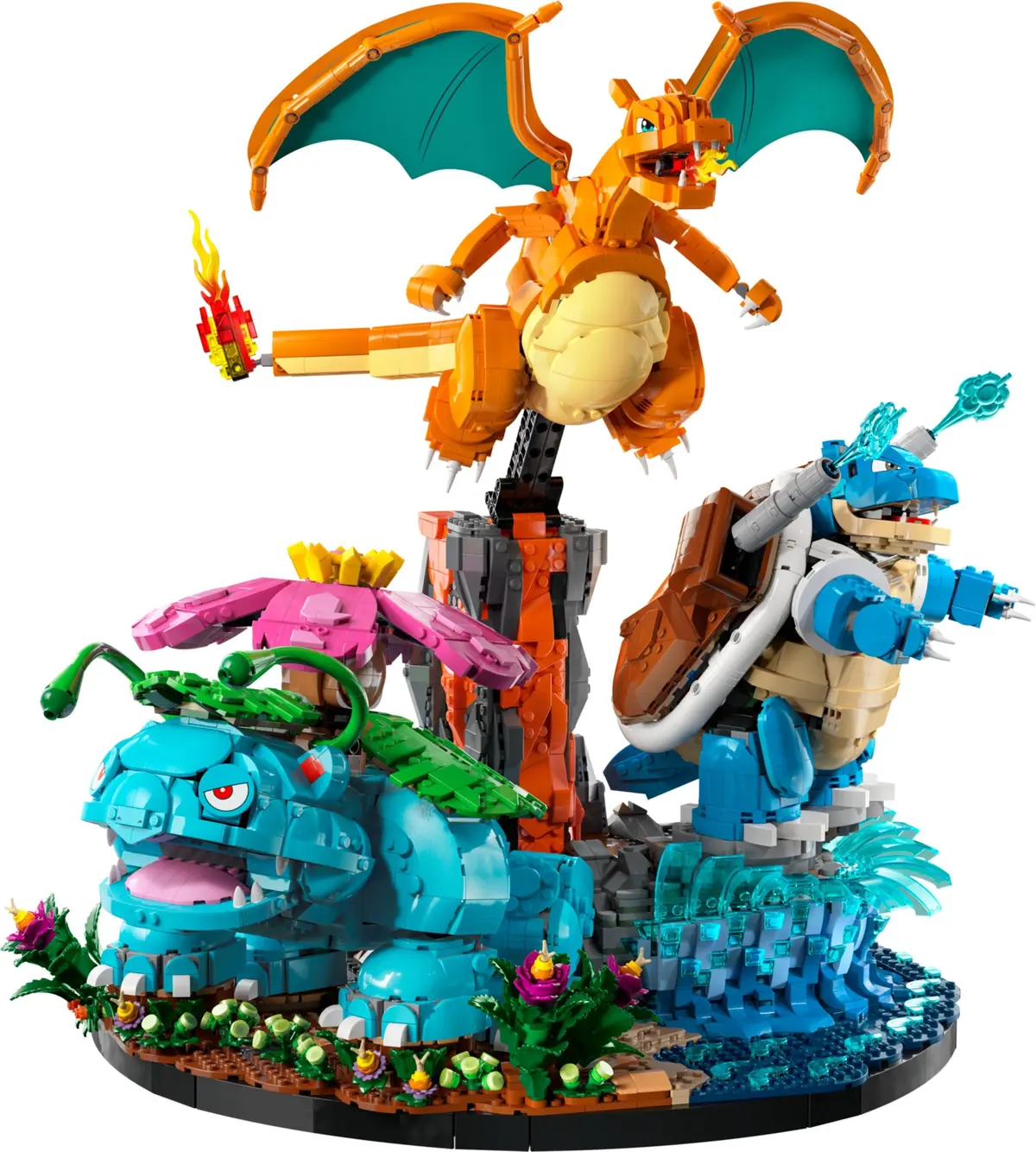 LEGO Pokémon 72153 Venusaur, Charizard and Blastoise set