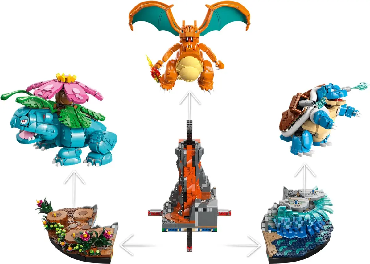 LEGO Pokémon 72153 Venusaur, Charizard and Blastoise set, image 19