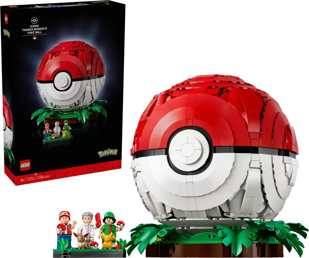 LEGO Pokémon 72154 Iconic Trainer Moments Poké Ball set, image 4