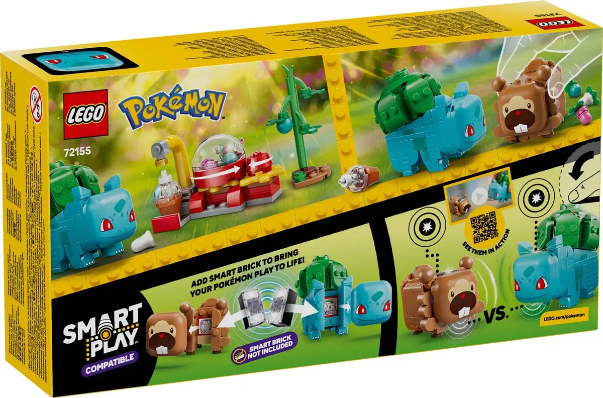LEGO Pokémon 72155 Berry Bash with Bulbasaur and Bidoof set, image 3