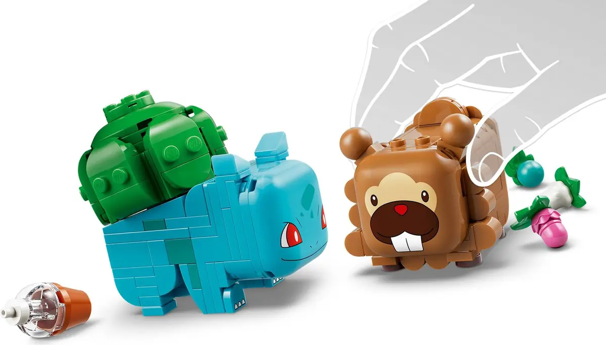 LEGO Pokémon 72155 Berry Bash with Bulbasaur and Bidoof set, image 14