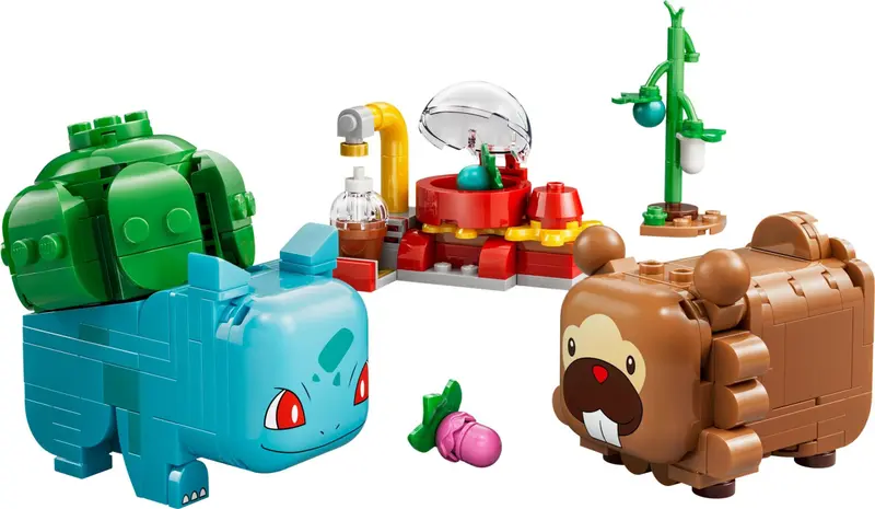 LEGO Pokémon 72155 Berry Bash with Bulbasaur and Bidoof set