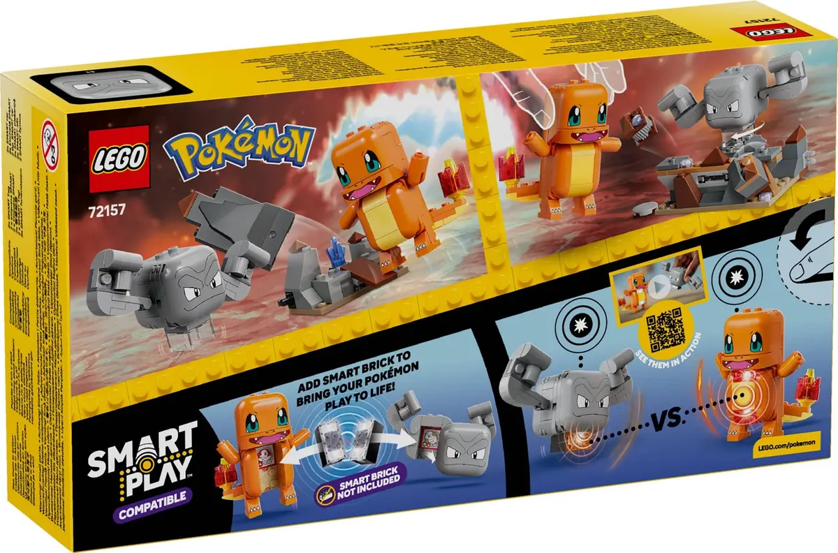 LEGO Pokémon 72157 Charmander and Geodude's Cavern Clash set, image 2