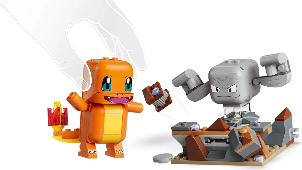 LEGO Pokémon 72157 Charmander and Geodude's Cavern Clash set, image 14