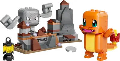 LEGO Pokémon 72157 Charmander and Geodude's Cavern Clash set