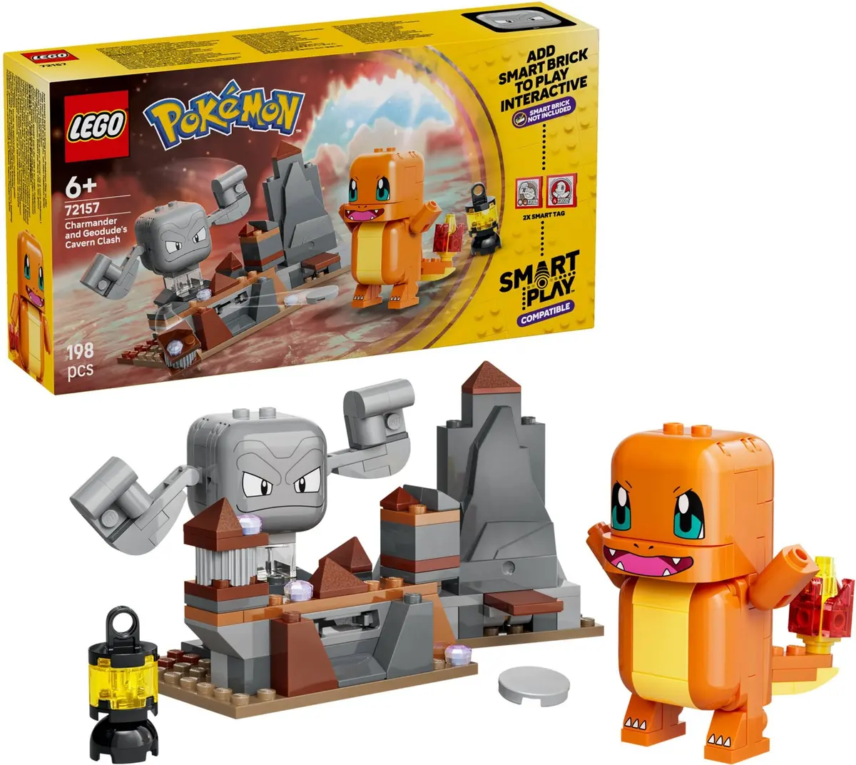 LEGO Pokémon 72157 Charmander and Geodude's Cavern Clash set, image 3