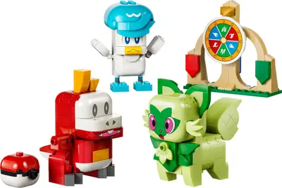 LEGO Pokémon 72158 Sprigatito, Fuecoco and Quaxly Battle set