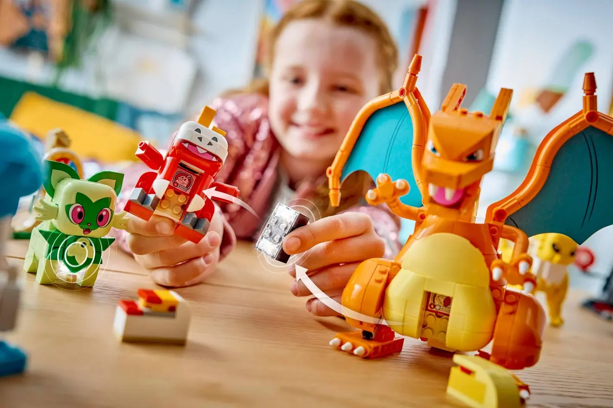 LEGO Pokémon 72158 Sprigatito, Fuecoco and Quaxly Battle set, image 2