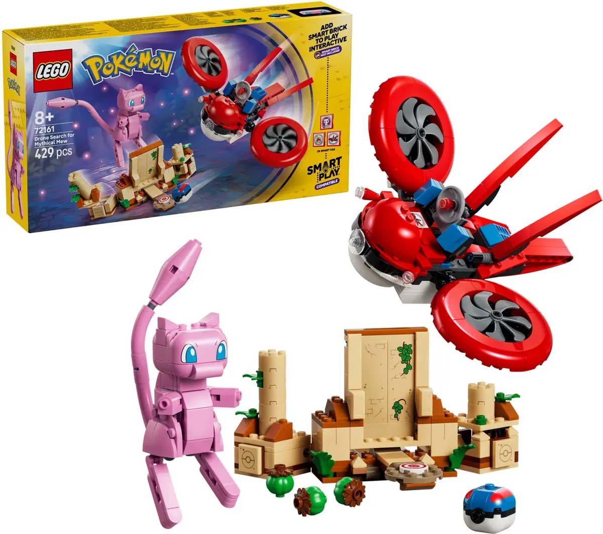 LEGO Pokémon 72161 Drone Search for Mythical Mew set, image 5