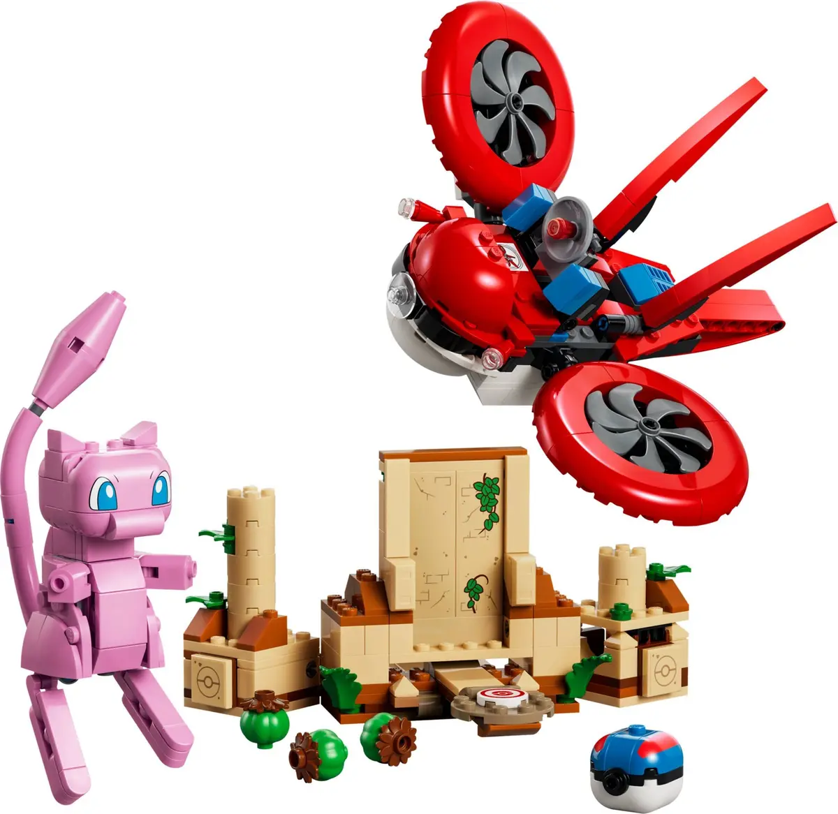 LEGO Pokémon 72161 Drone Search for Mythical Mew set