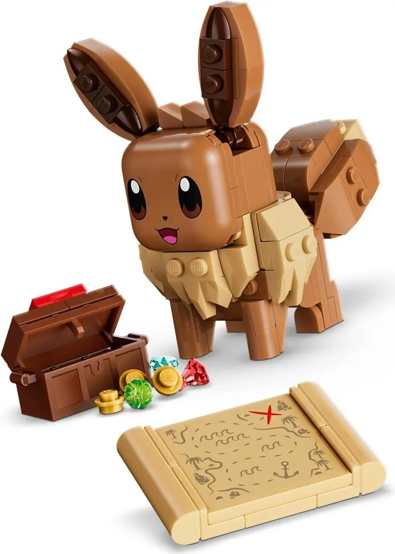 LEGO Pokémon 72162 Eevee and Lapras's Treasure Hunt set, image 16