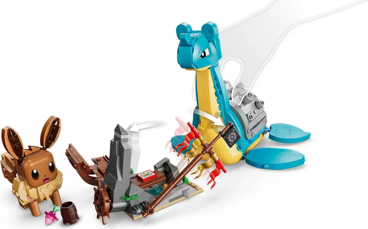LEGO Pokémon 72162 Eevee and Lapras's Treasure Hunt set, image 15