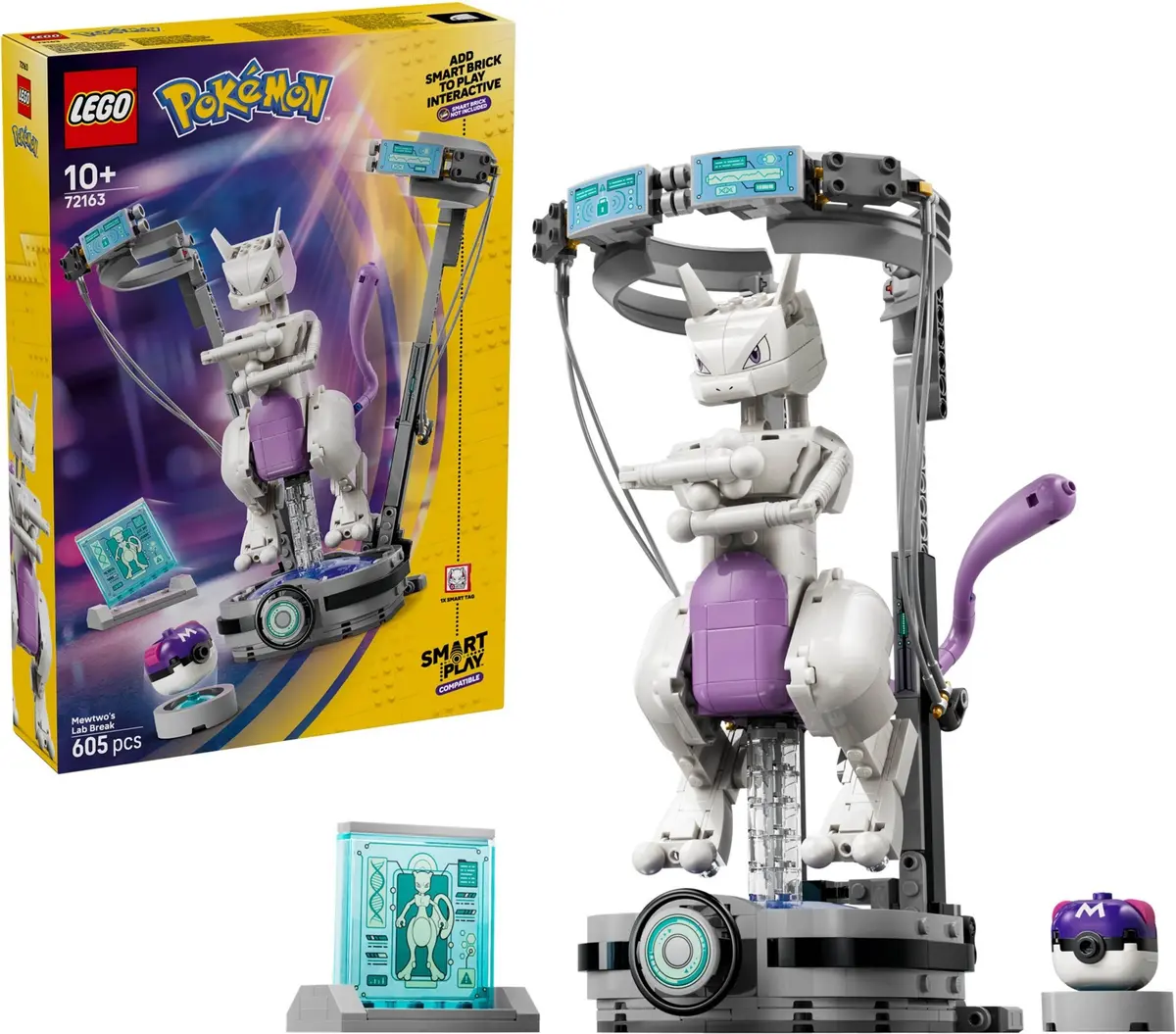LEGO Pokémon 72163 Mewtwo's Lab Break set, image 5
