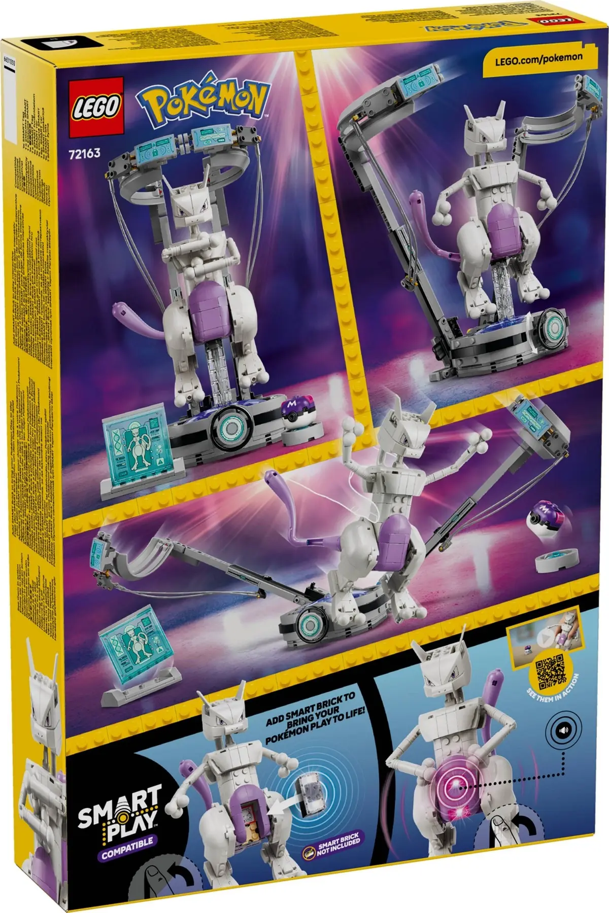LEGO Pokémon 72163 Mewtwo's Lab Break set, image 4