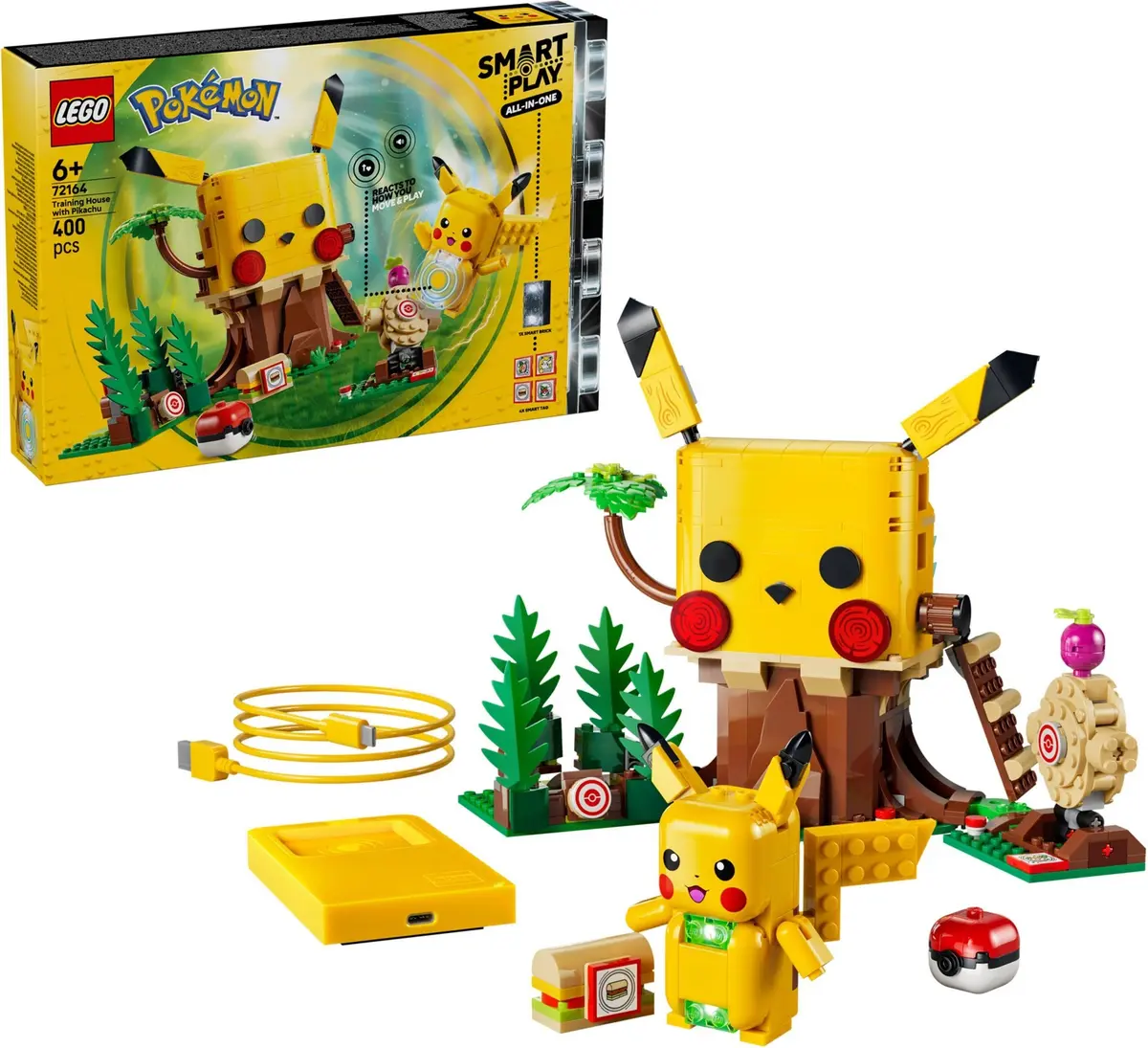 LEGO Pokémon 72164 Training House with Pikachu set, image 3