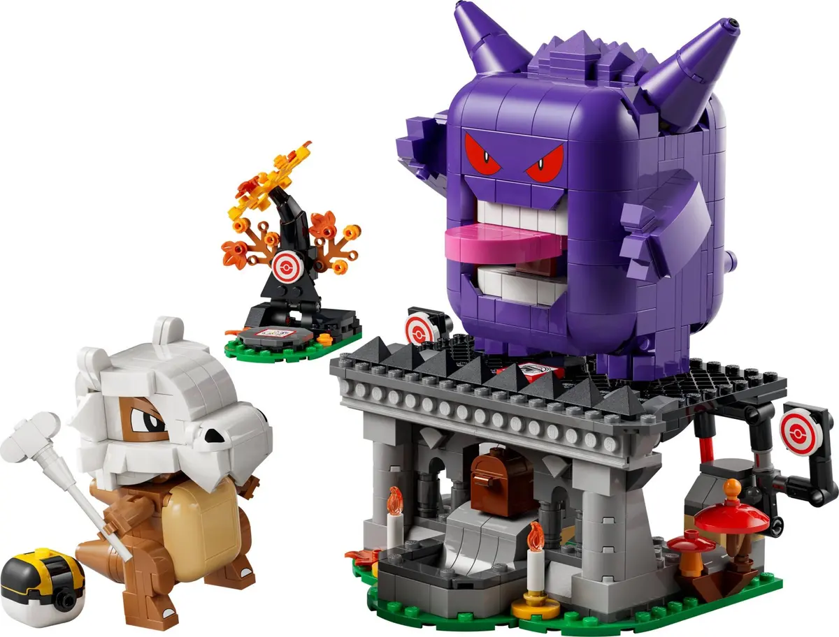 LEGO Pokémon 72166 Cubone and Gengar's Spooky Showdown set