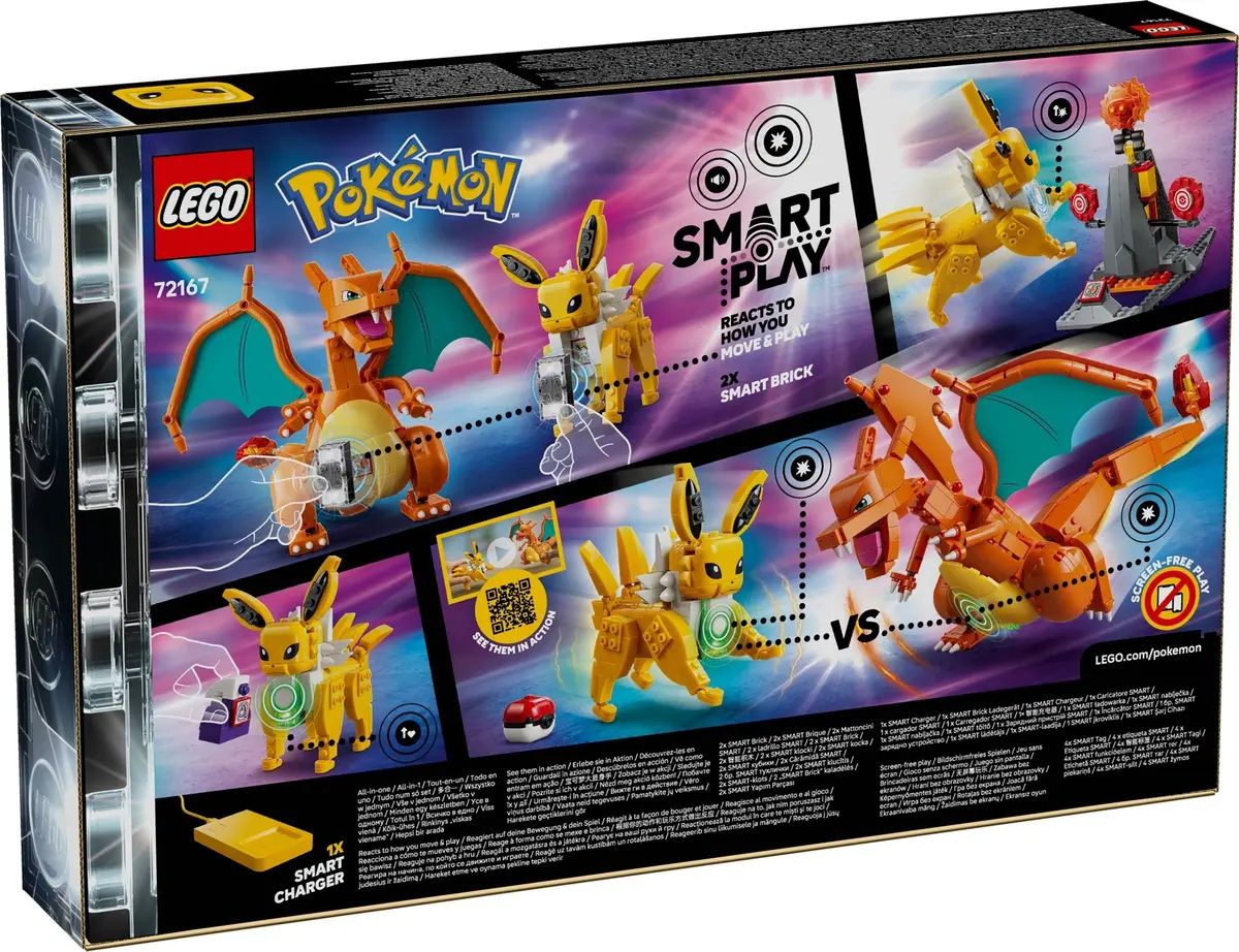 LEGO Pokémon 72167 Charizard vs. Jolteon Ultimate Battle set, image 2