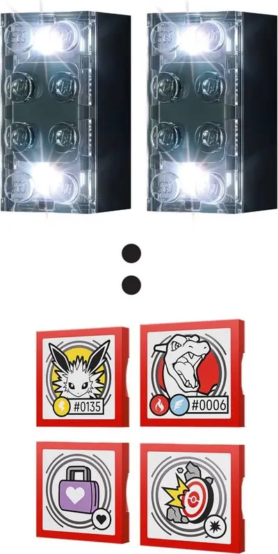 LEGO Pokémon 72167 Charizard vs. Jolteon Ultimate Battle set, image 17
