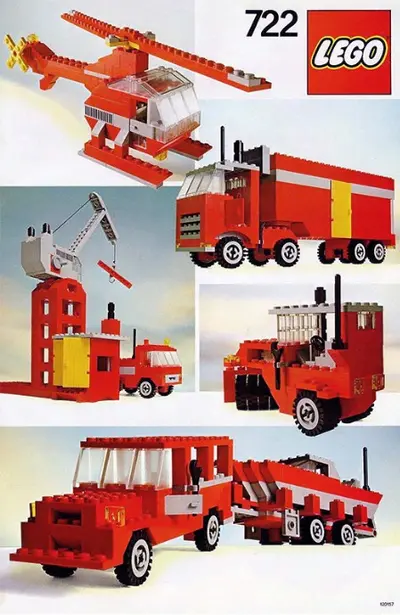 LEGO Basic 722 Universal Building Set, 7+ set