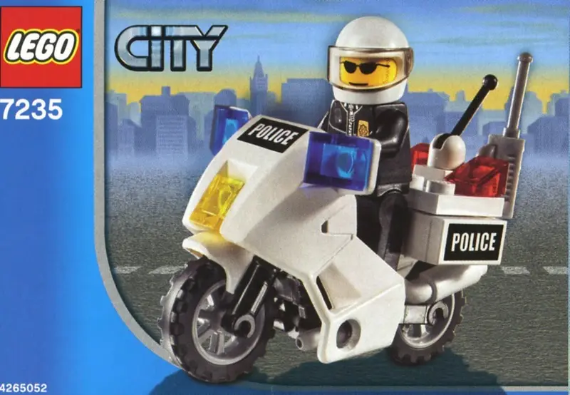 LEGO City 7235 Police Motorcycle set