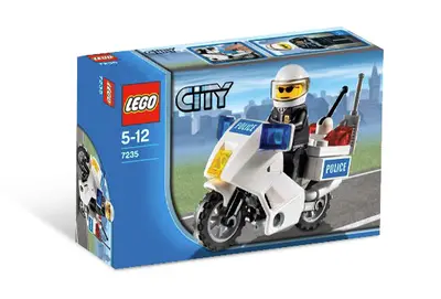 LEGO City 7235 Police Motorcycle set, image 3