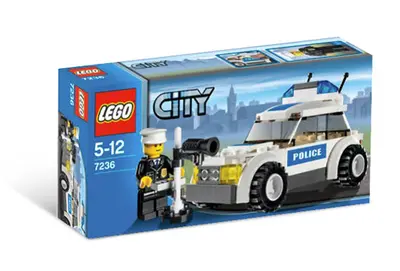 LEGO City 7236 Police Car set, image 3