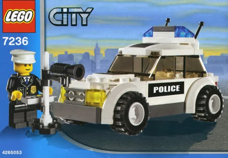 LEGO City 7236 Police Car set