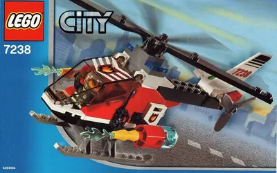 LEGO City 7238 Fire Helicopter set