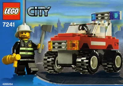 LEGO City 7241 Fire Car set