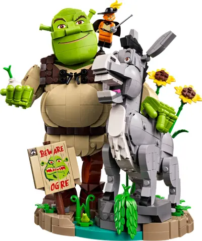 LEGO Shrek 72423 Shrek, Donkey & Puss in Boots set