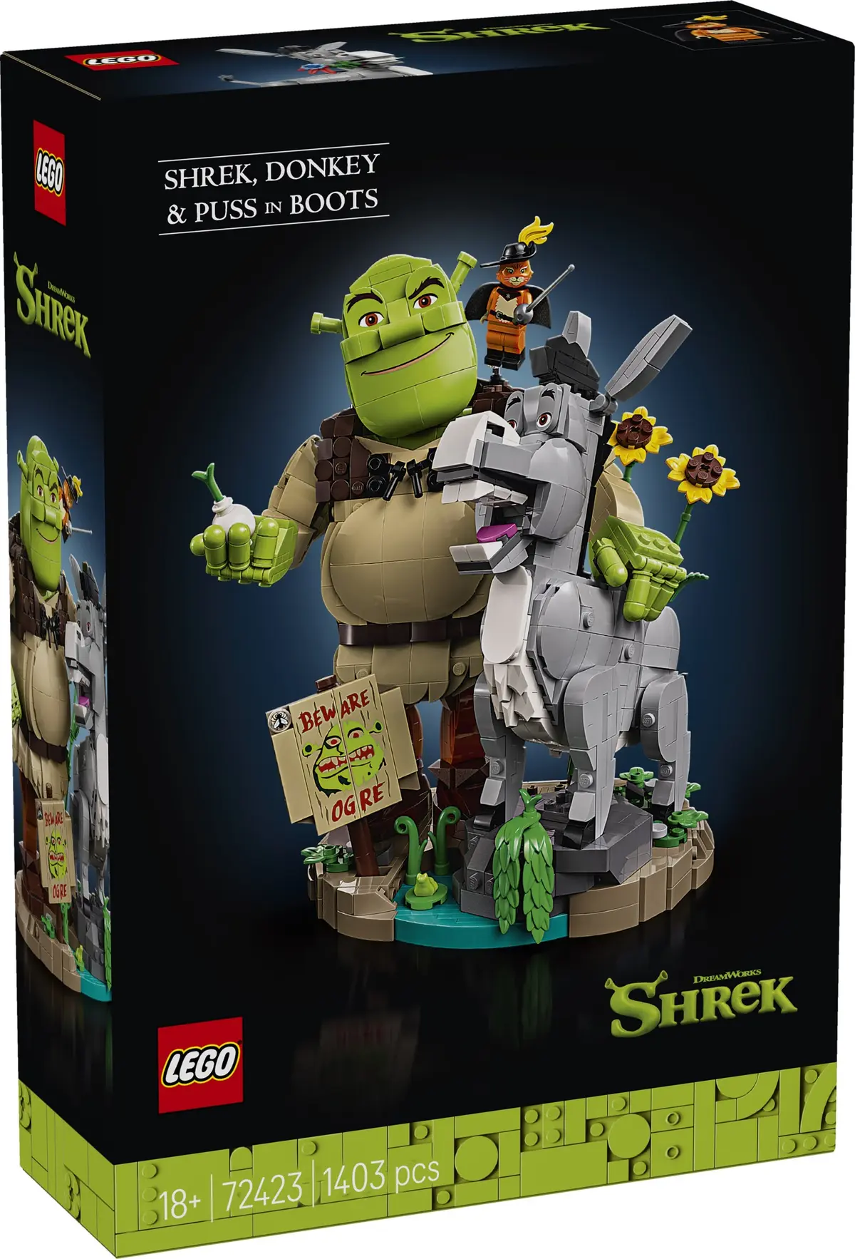 LEGO Shrek 72423 Shrek, Donkey & Puss in Boots set, image 2