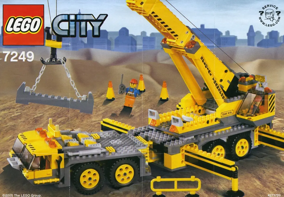 LEGO City 7249 XXL Mobile Crane set