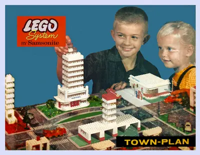 LEGO Samsonite 725 Town Plan set