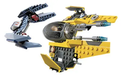 LEGO Star Wars 7256 Jedi Starfighter and Vulture Droid set, image 2