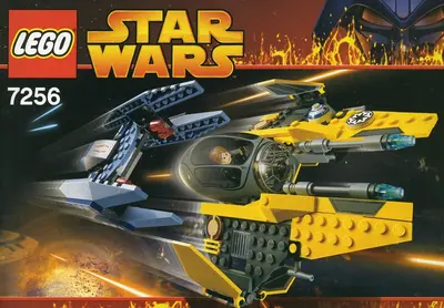 LEGO Star Wars 7256 Jedi Starfighter and Vulture Droid set