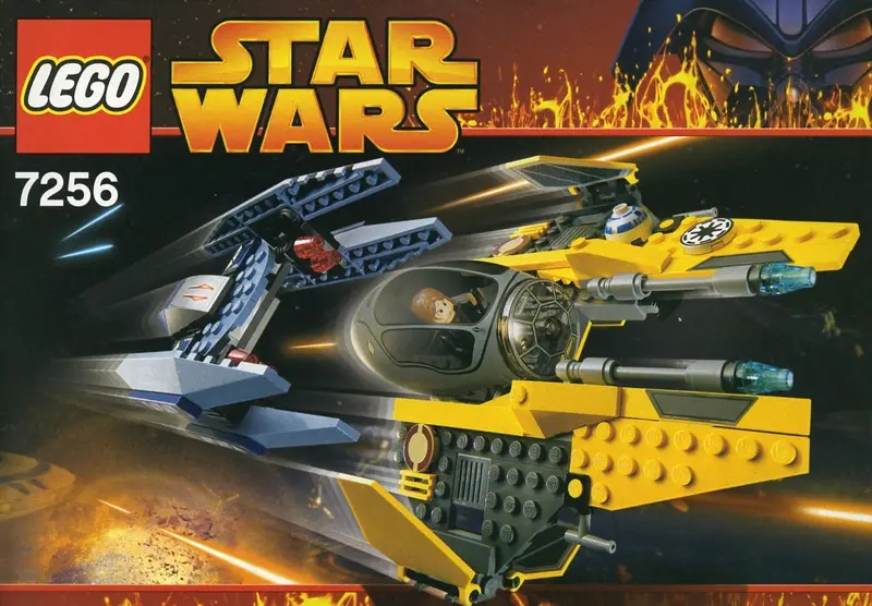 LEGO Star Wars 7256 Jedi Starfighter and Vulture Droid set