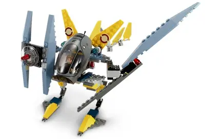 LEGO Star Wars 7256 Jedi Starfighter and Vulture Droid set, image 6