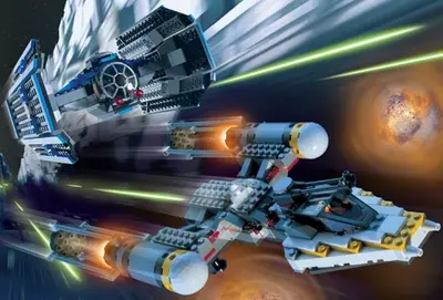 LEGO Star Wars 7262 TIE Fighter and Y-wing set, image 4