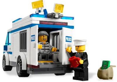 LEGO City 7286 Prisoner Transport set, image 6