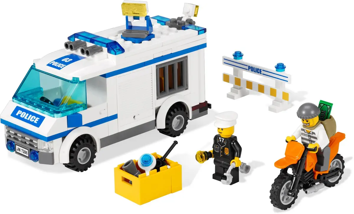 LEGO City 7286 Prisoner Transport set