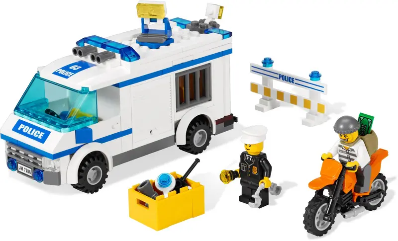 LEGO City 7286 Prisoner Transport set