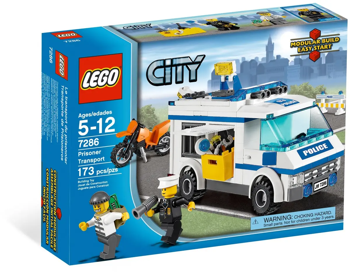 LEGO City 7286 Prisoner Transport set, image 9