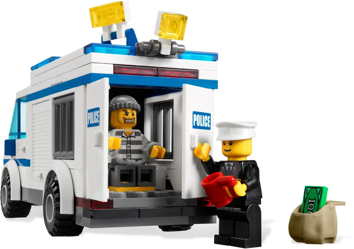 LEGO City 7286 Prisoner Transport set, image 10