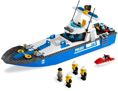 LEGO City 7287 Police Boat set, image 2