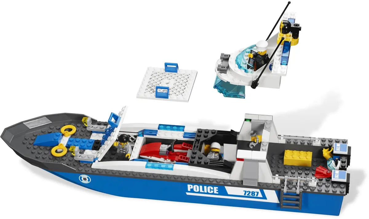 LEGO City 7287 Police Boat set, image 12