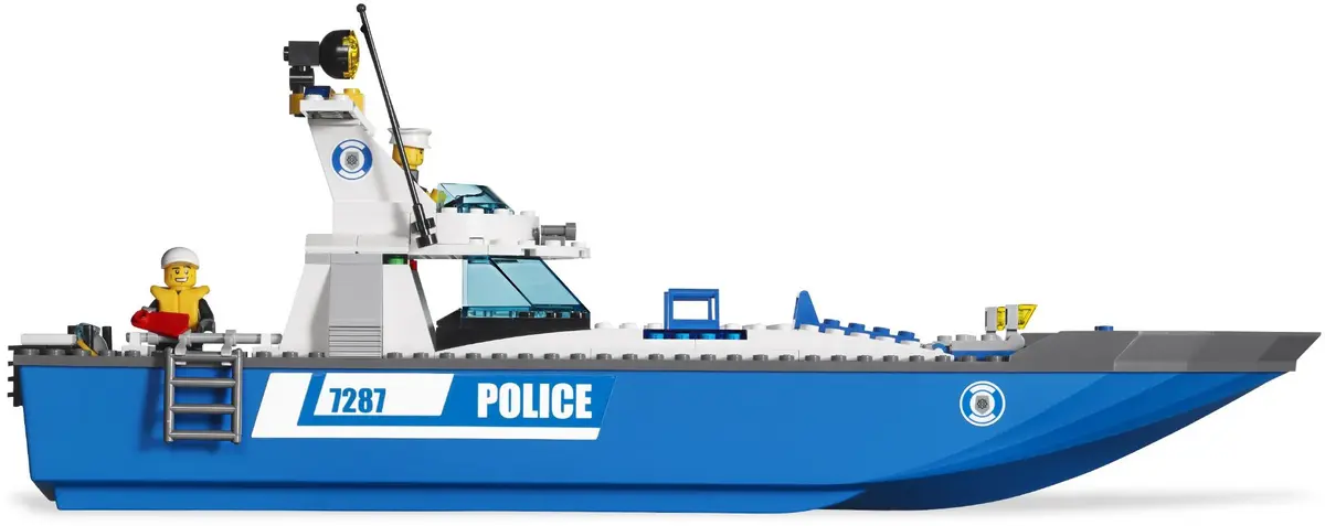LEGO City 7287 Police Boat set, image 16