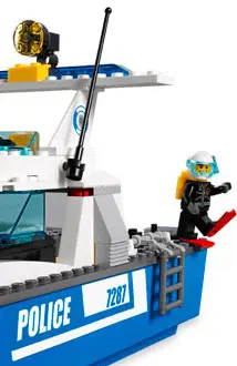 LEGO City 7287 Police Boat set, image 9